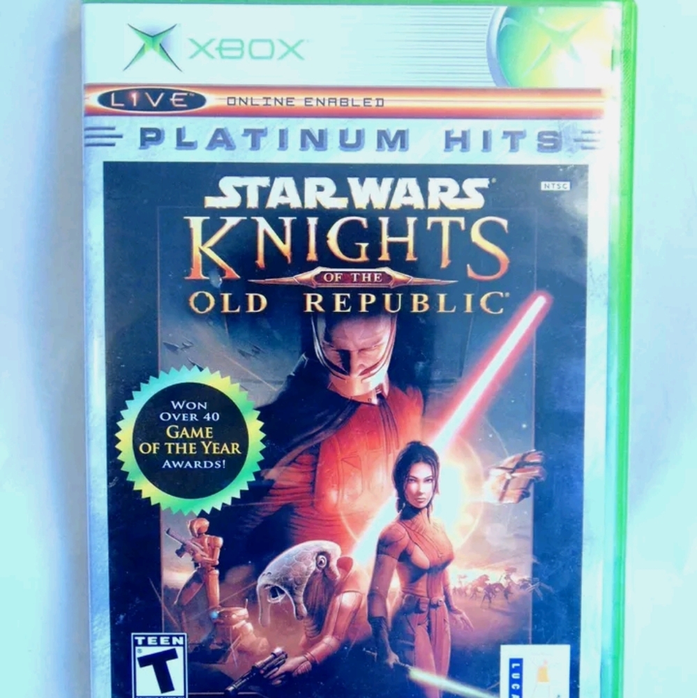 Xbox Star Wars Knights of the Old Republic KOTOR 2003 Complete w/Case & Manual